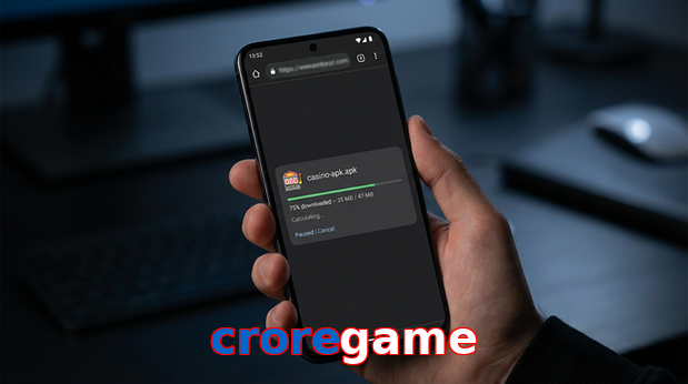 Main screen of Croregame apk page for PK players