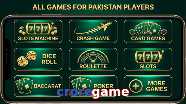 Main screen of Croregame games page for PK players